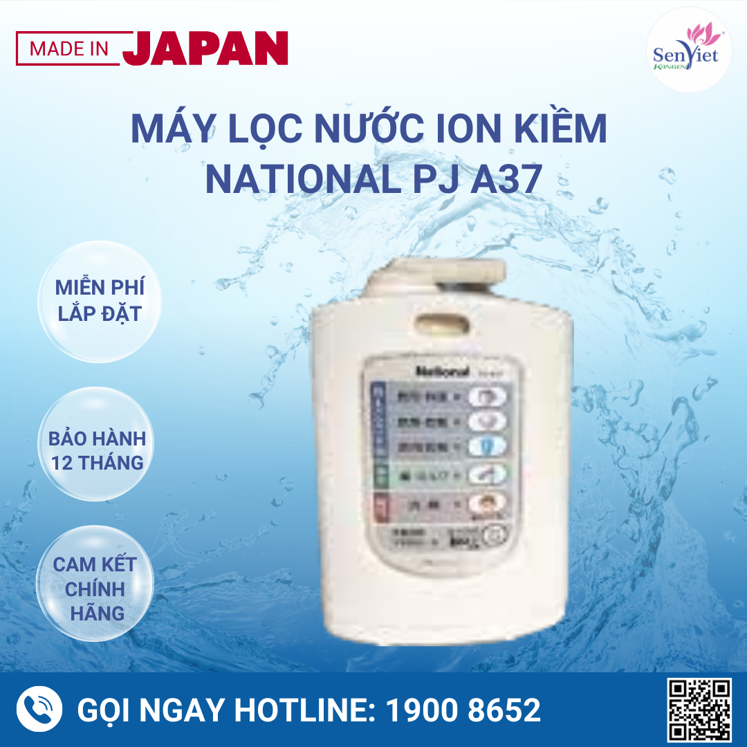 Máy Lọc Nước Ion Kiềm National PJ A37