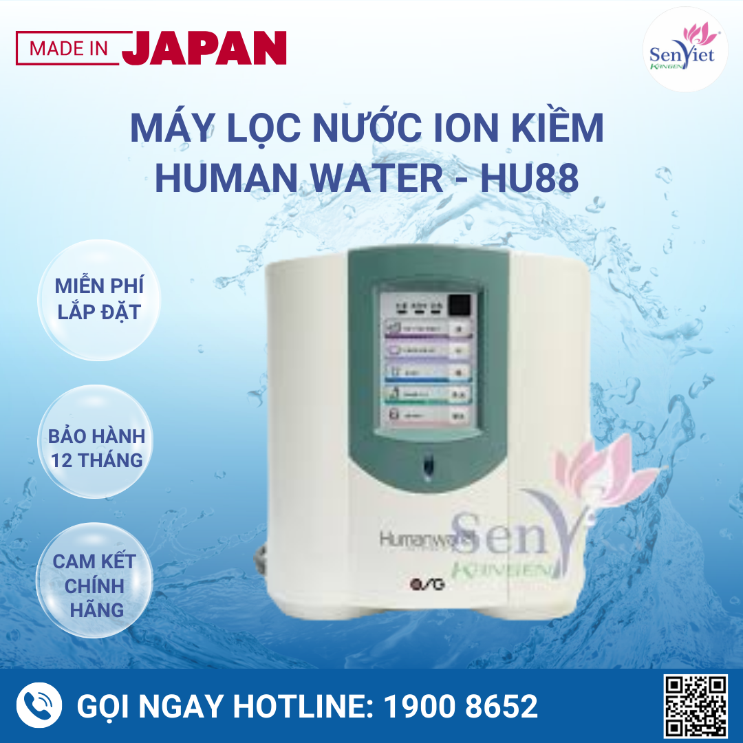 Máy Lọc Nước ION KIỀM Human Water - HU88