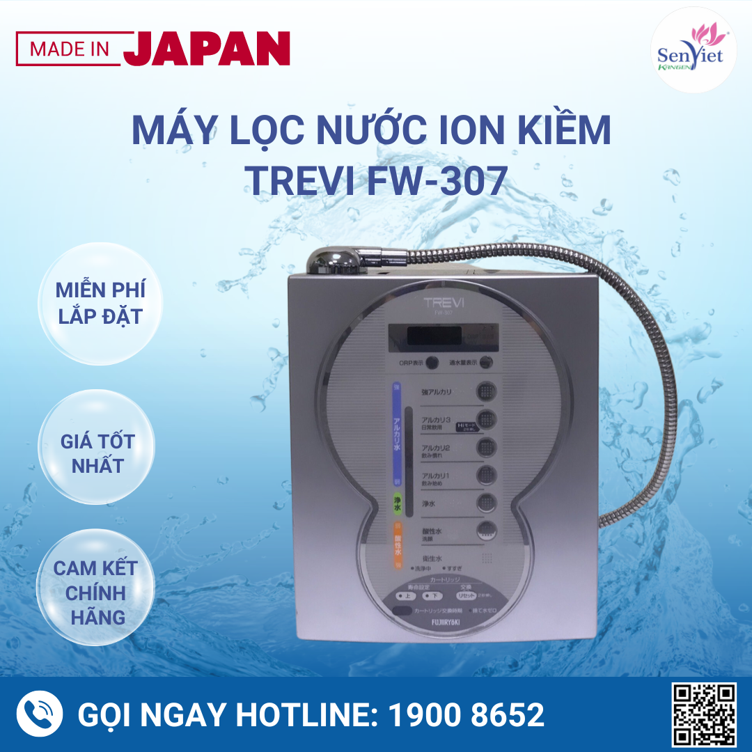 Máy Lọc Nước Ion Kiềm TREVI FW-307