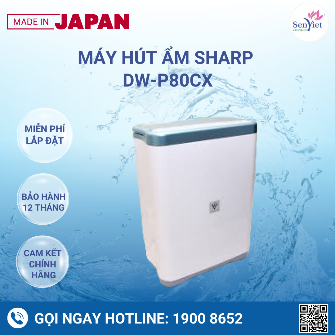 Máy Hút Ẩm Sharp DW-P80CX