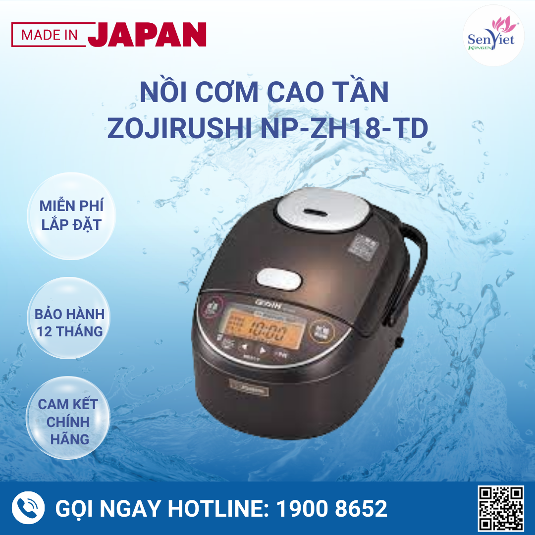Nồi Cơm Cao Tần Zojirushi NP-ZH18-TD